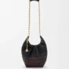 Bolsa Squeeze pequena em pele de bezerro Nappa tecida Bolsa Squeeze pequena em pele de bezerro Nappa tecida