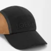 Boné Camp em lona e camurça Boné Camp em lona e camurça