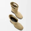 Bota Bobby em pele de bezerro dividida encerada Bota Bobby em pele de bezerro dividida encerada