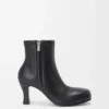 Bota de cano curto Bobine em pele de cordeiro napa Bota de cano curto Bobine em pele de cordeiro napa