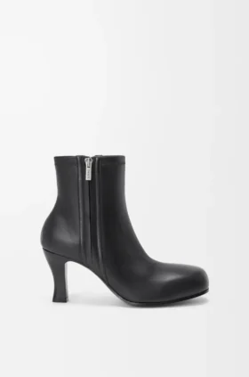 Bota de cano curto Bobine em pele de cordeiro napa Bota de cano curto Bobine em pele de cordeiro napa