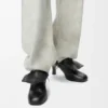 Bota de cano curto Bobine em pele de cordeiro napa Bota de cano curto Bobine em pele de cordeiro napa