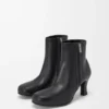 Bota de cano curto Bobine em pele de cordeiro napa Bota de cano curto Bobine em pele de cordeiro napa