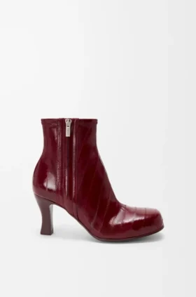 Bota de tornozelo «Bobine» em pele de hagfish Bota de tornozelo «Bobine» em pele de hagfish