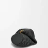 Bracelet Pouch em napa de cordeiro plissada Bracelet Pouch em napa de cordeiro plissada