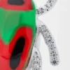 Broche Scarabeo em prata de lei e esmalte Broche Scarabeo em prata de lei e esmalte
