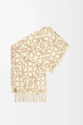 Cachecol Anagram em mistura de alpaca e lã