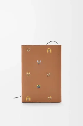 Caderno Cats em pele de bezerro