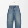 Calças de ganga «Anagram Barrel» em denim Calças de ganga «Anagram Barrel» em denim