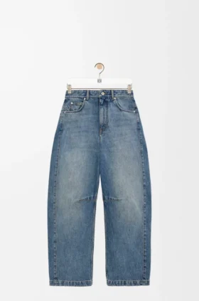 Calças de ganga «Anagram Barrel» em denim