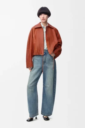 Calças de ganga «Anagram Barrel» em denim