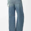 Calças de ganga «Anagram Barrel» em denim Calças de ganga «Anagram Barrel» em denim