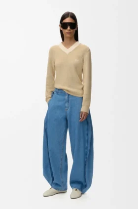 Calças de ganga em denim