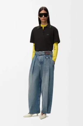Calças de ganga em denim