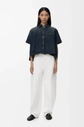 Calças de ganga em denim