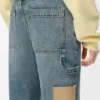 Calças de ganga em denim Calças de ganga em denim