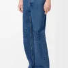 Calças de ganga largas Anagram em denim Calças de ganga largas Anagram em denim