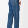 Calças de ganga largas Anagram em denim Calças de ganga largas Anagram em denim