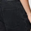 Calças de ganga largas Anagram em denim Calças de ganga largas Anagram em denim