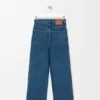 Calças de ganga largas Anagram em denim Calças de ganga largas Anagram em denim
