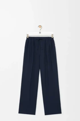 Calças de pijama em seda