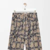 Calções em tecido jacquard felpudo Calções em tecido jacquard felpudo