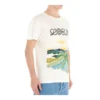 Camisa de manga curta em algodão com estampado aquarela da loewe para homem, branca, H6109831Pc-2100