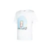 Camisa de manga curta masculina loewe AW19 Painting, branca, H6299720Si