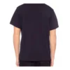 Camisa de manga curta masculina loewe em algodão com cordão, azul-marinho, modelo H6109031Si-5110