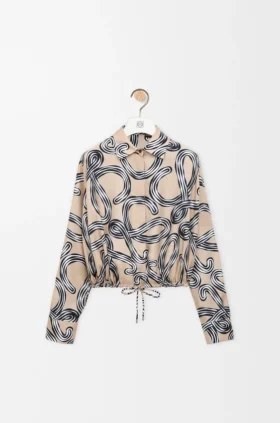 Camisa estilo Balloon em seda