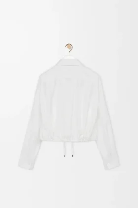 Camisa estilo Balloon em seda