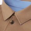 Camisa larga em lã virgem e caxemira Camisa larga em lã virgem e caxemira