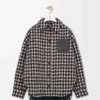 Camisa larga em mistura de lã Camisa larga em mistura de lã