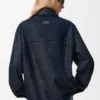 Camisa larga em pele de borrego napa Camisa larga em pele de borrego napa