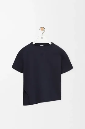 Camisas assimétricas em mistura de algodão