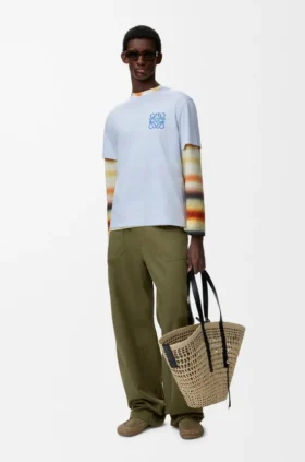Camisas de corte descontraído em algodão