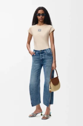 Camisas de corte justo em algodão