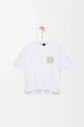Camisas de corte largo em algodão