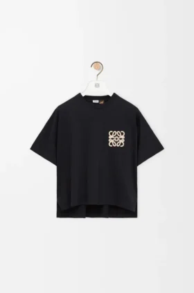 Camisas de corte largo em algodão