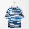 Camisas de corte largo em algodão