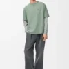 Camisas de corte largo em algodão Camisas de corte largo em algodão