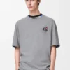Camisas de corte largo em algodão