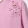 Camisas de corte largo em algodão