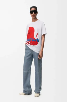 Camisas de corte regular em algodão