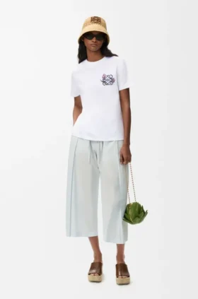 Camisas de corte regular em algodão