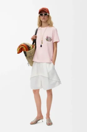 Camisas de corte regular em algodão