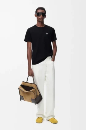 Camisas de corte regular em algodão