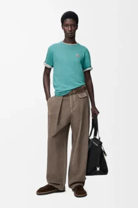 Camisas de corte regular em algodão