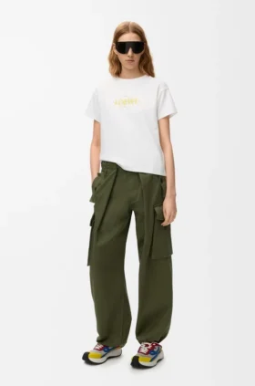 Camisas de corte regular em mistura de algodão