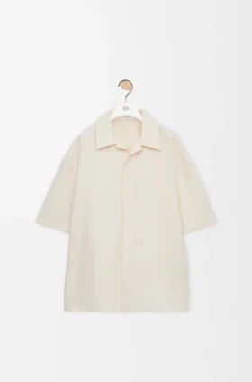 Camisas de manga curta em algodão